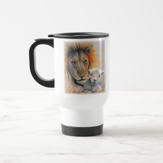 Caneca Térmica "Lion and Lamb" Traveler Mug (Esquerda)