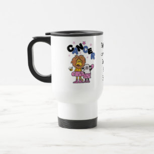 Caneca Térmica Lion e Lamb Boxers - Faça Cancer preto e azul