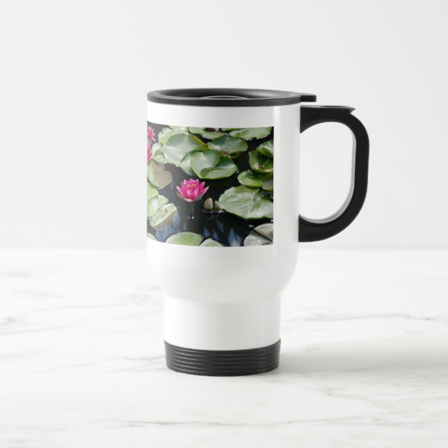 Caneca Térmica lírios de água (Direita)