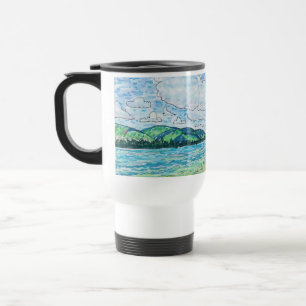 Caneca Térmica Lírios no Lago