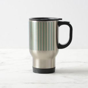 Caneca Térmica Listras do boutique (Aqua do verde azul) -