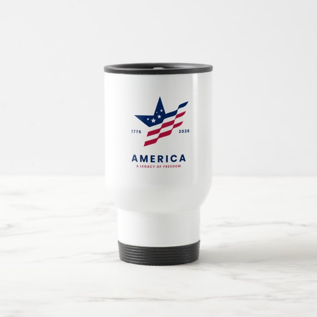 Caneca Térmica Listras e Estrelas (Centro)