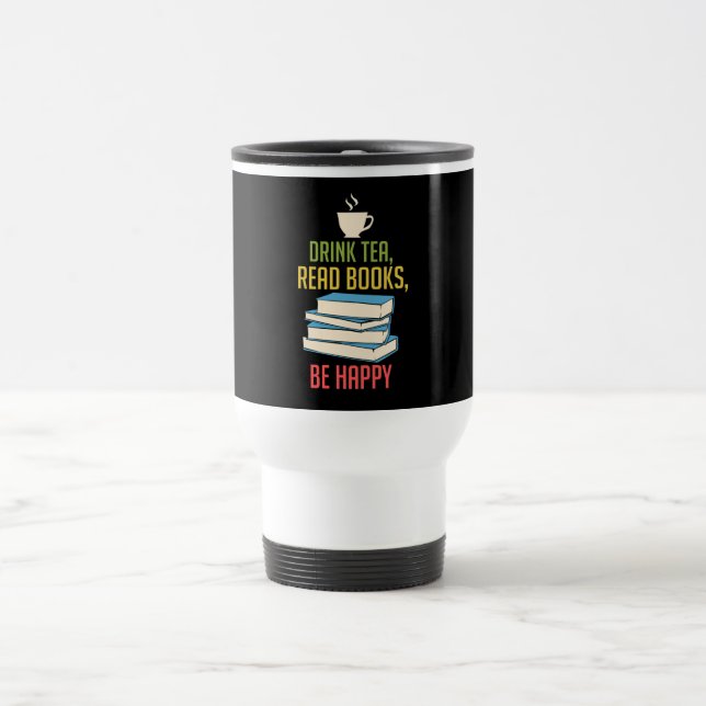 Caneca Térmica Livro - Livros de Tea Felizes (Centro)