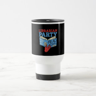 Caneca Térmica Livros - Presente do Livro do Partido Bibliotecári