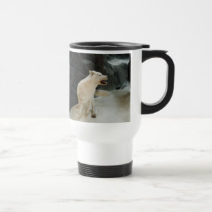 Caneca Térmica Lobo branco