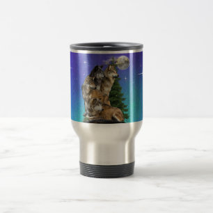 Caneca Térmica Lobo e Lua