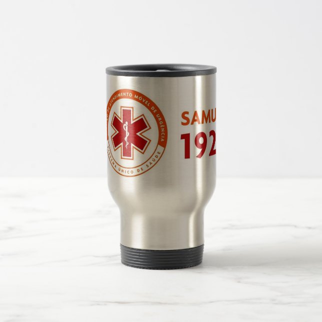 Caneca térmica logomarca SAMU 192 (Centro)