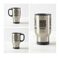 Logotipo comercial elegante Qr Código corporativo