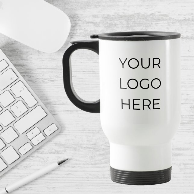 Caneca Térmica Logotipo comercial personalizado (Criador carregado)