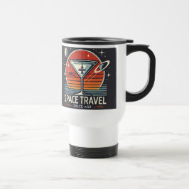 Caneca Térmica Logotipo da Era Espacial Martini Viagem 1957
