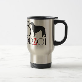 Caneca Térmica Logotipo do Borzoi