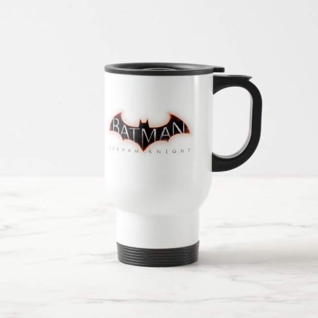 Caneca Térmica Logotipo do Cavaleiro do Batman Arkham (Direita)