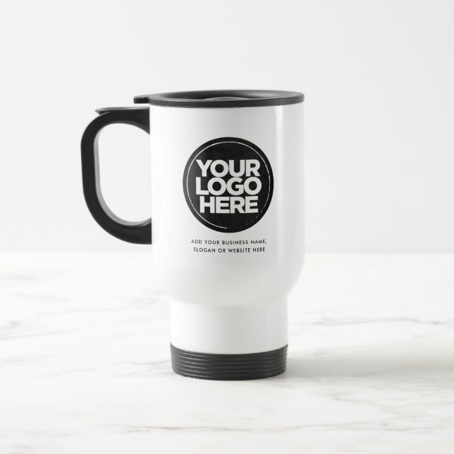 Caneca Térmica Logotipo e Texto Personalizados (Esquerda)