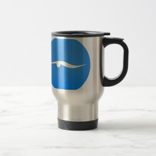 Caneca Térmica Logotipo natação_in_Blue2Natação em T-shirt