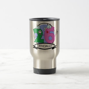 Caneca Térmica Logotipo oficial de 26 aniversários