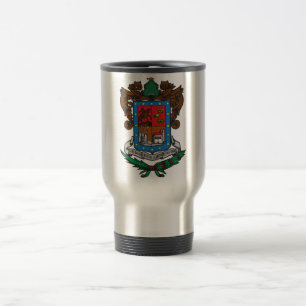 Caneca Térmica Logotipo oficial do símbolo de Michoacan México da