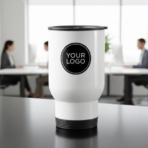 Caneca Térmica Logotipo Personalizado Minimalista Moderno Perso