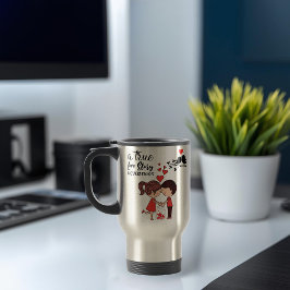 Caneca Térmica Love Story Travel Mug