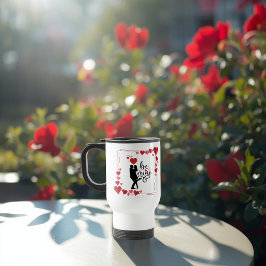 Caneca Térmica Love Vibes Personalized Travel Mug