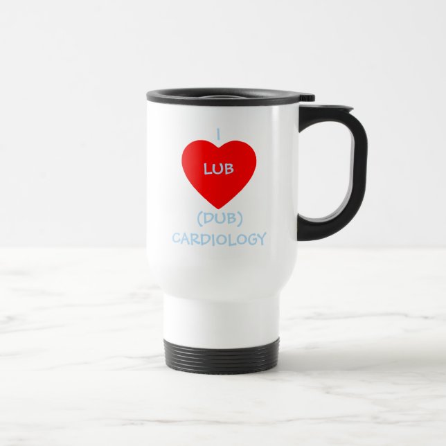 Caneca Térmica Lub Dub Heart I Love Cardiologista (Direita)