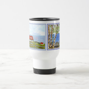 Caneca Térmica Luz principal de Portland "uma vista do monte" &