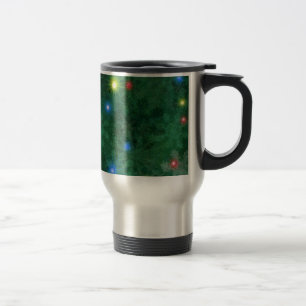 Caneca Térmica Luzes da neve do Natal