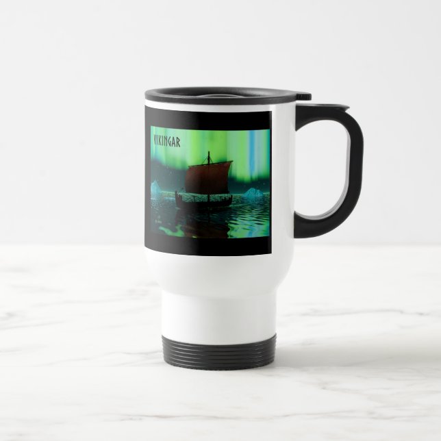 Caneca Térmica Luzes De Vazamento E Norte (Direita)