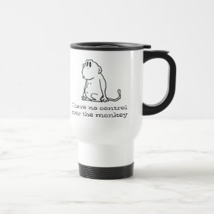 Caneca Térmica Macaco Cartoon