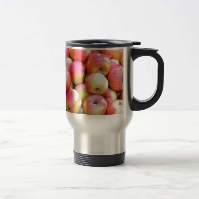 Caneca Térmica Maçãs frescas, vermelhas e amarelas (Direita)