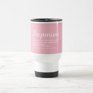Caneca Térmica Madrasta Definição Rosa de Madrasta