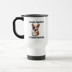 Caneca Térmica Mãe de cachorro Corgi Pai Feminista Amigo Colega d