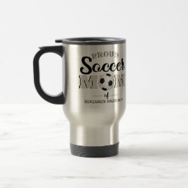 Caneca Térmica Mãe de Futebol Orgulhosa Personalizada