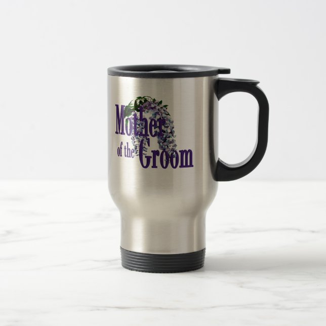 Caneca Térmica Mãe do Casamento de Groom/ Wisteria (Direita)