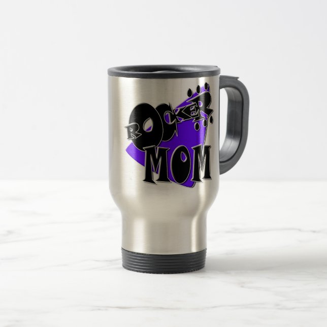 Caneca Térmica MÃE Rocker! (Frente Esquerda)