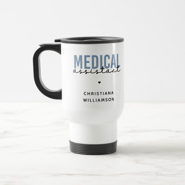 Caneca Térmica Mães do Assistente Médico Personalizado | Assisten (Esquerda)