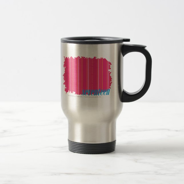 Caneca Térmica Magenta fina 2 das listras (Direita)
