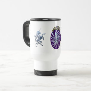 Caneca Térmica Magical Mythical Silver Unicorn