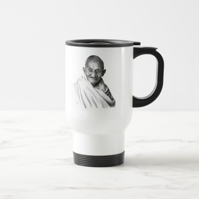 Caneca Térmica Mahatma Gandhi (Direita)