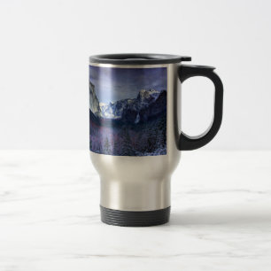 Caneca Térmica majestade de montanhas roxas
