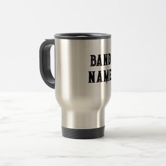 Caneca Térmica Mala de Banda Personalizada (Frente Esquerda)