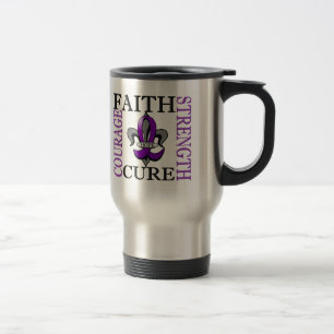 Caneca Térmica Malformação de Chiari da flor de lis 3