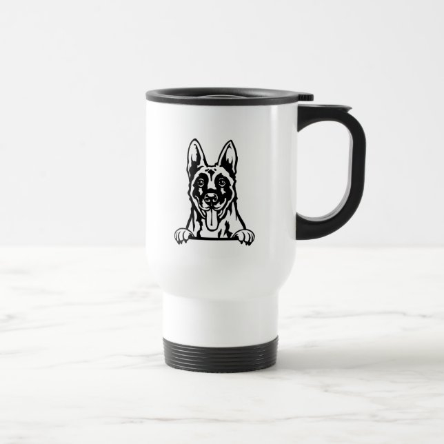 Caneca Térmica Malinois belgas (Direita)