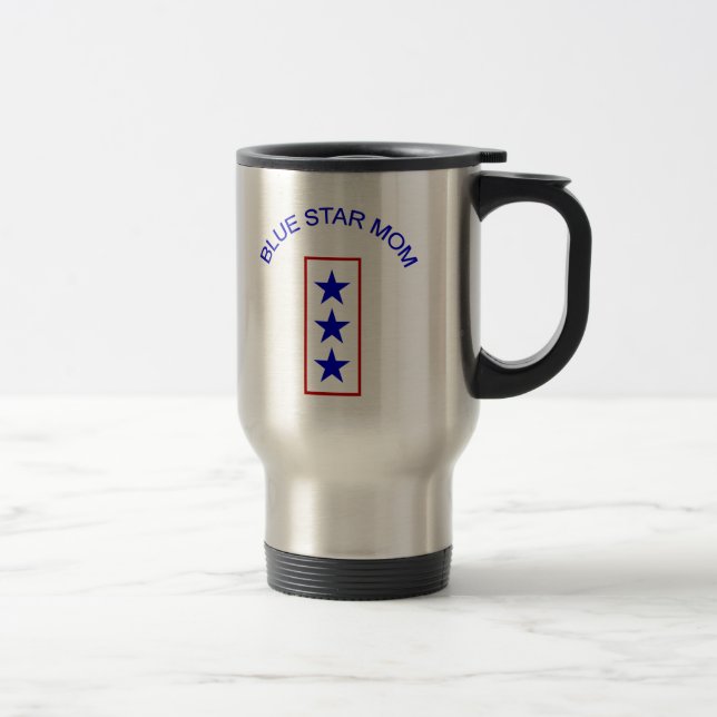 Caneca Térmica Mamã 3 da estrela azul (Direita)
