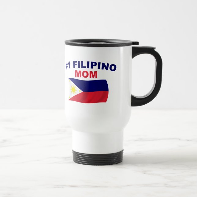 Caneca Térmica Mamã do filipino #1 (Direita)