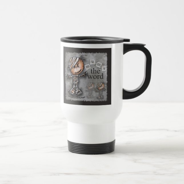 Caneca Térmica Mamã primitiva Mãe a palavra (Direita)