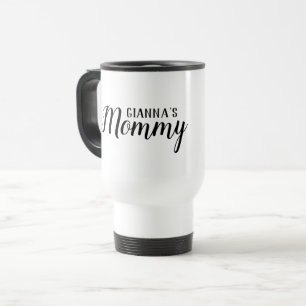 Caneca Térmica Mamãe branca personalizada