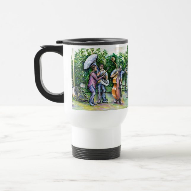 Caneca Térmica Mamãe nunca me avisou sobre os jogadores Tuba (Esquerda)