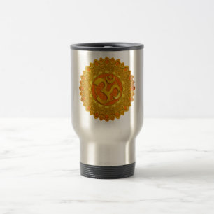 Caneca Térmica MANDALA OM - laranja