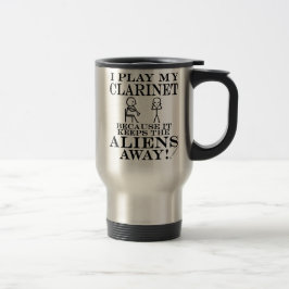 Caneca Térmica Mantém os Aliens longe da Clarinet