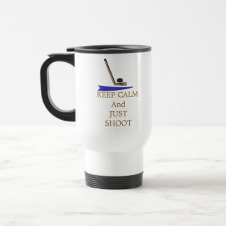 Caneca Térmica Mantenha a Calma Bastão de Hóquei